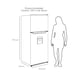 thumbnail image 2 of Refrigerador Libero Top Mount No Frost / Lrt-265Nfnw 255 Litros, 2 of 5