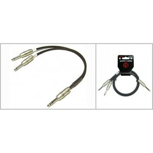 Kirlin - Cable Y Plug Stereo-2Plug 1M Y-336Pr-1M