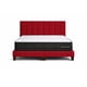 thumbnail image 4 of Cama 2 Plazas Completa  Rojo | Base Europea + Colchón Excellense Plus 25CM + Respaldo Tapizado, 4 of 8