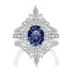 thumbnail image 1 of Juego de Anillos de Boda de Moissanita de 2 Quilates para Mujer Color D VVS1 Juego de Anillos de Compromiso Ovalado Plata Esterlina 925 Eternidad Juegos de Anillos Nupciales para Mujer Talla 5-10, 1 of 7