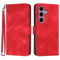 Funda Foxdock Para Samsung Galaxy S25 – Tipo Libro Con Soporte, Billetera, Correa Y Diseño Elegante
