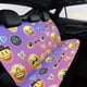 thumbnail image 4 of Emoji-theme Car Rear Seat Covers Back Elastic Flexible Car Seat Covers Decorative Fits Most Cars 120x59x76cm, 4 of 6