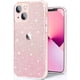 thumbnail image 1 of Compatible con iPhone 13 Funda transparente con purpurina brillante, brillante, a prueba de golpes, delgada, protectora, para mujeres y niñas de 6.1 pulgadas, 1 of 7