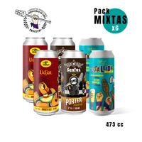 Productoras Cerveceras De Chile - Pack 6 Cervezas Mix 473 Cc C/U