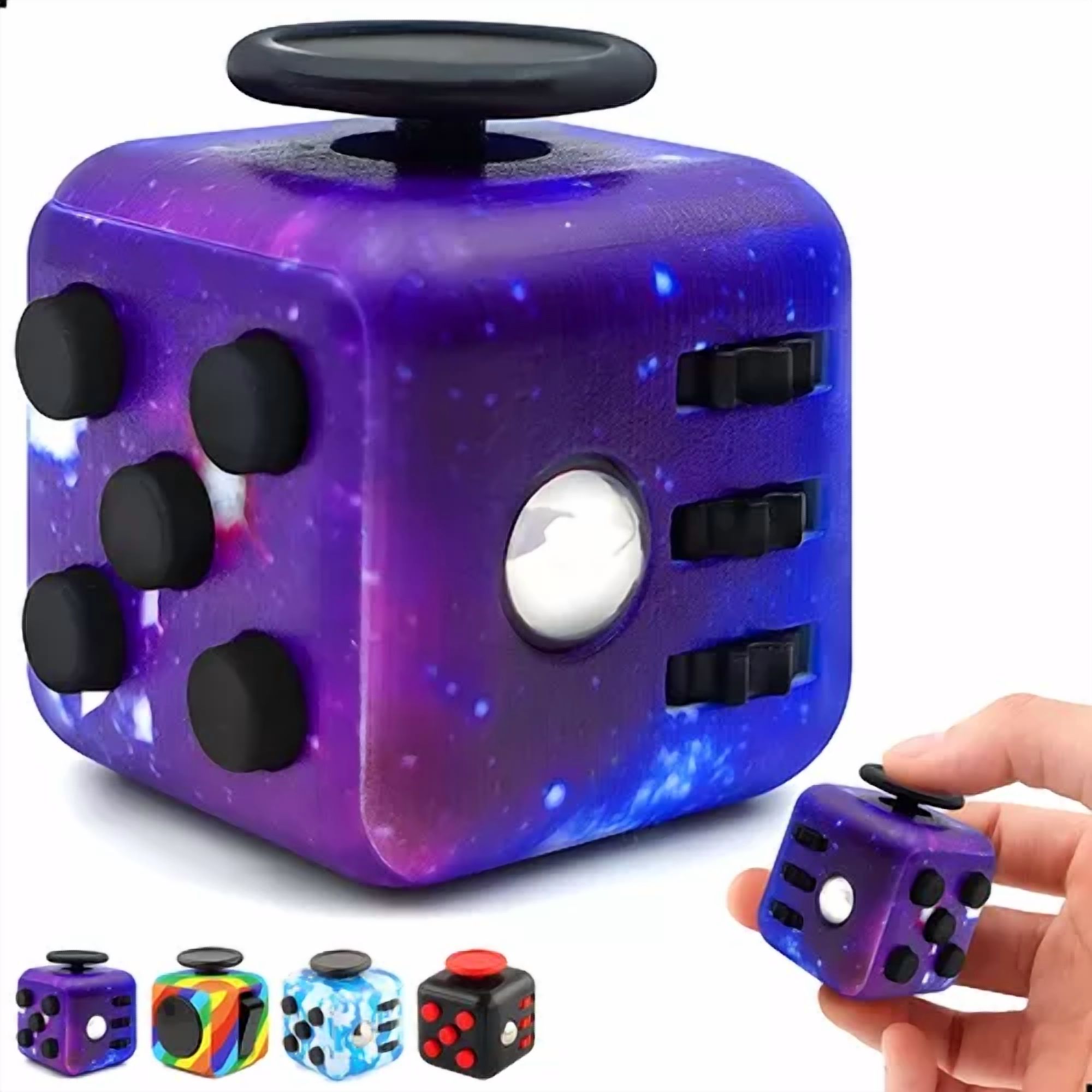 Genérico - Fidget Cube Antiestrés Con 6 Funciones Juguete Para Aliviar El Estrés