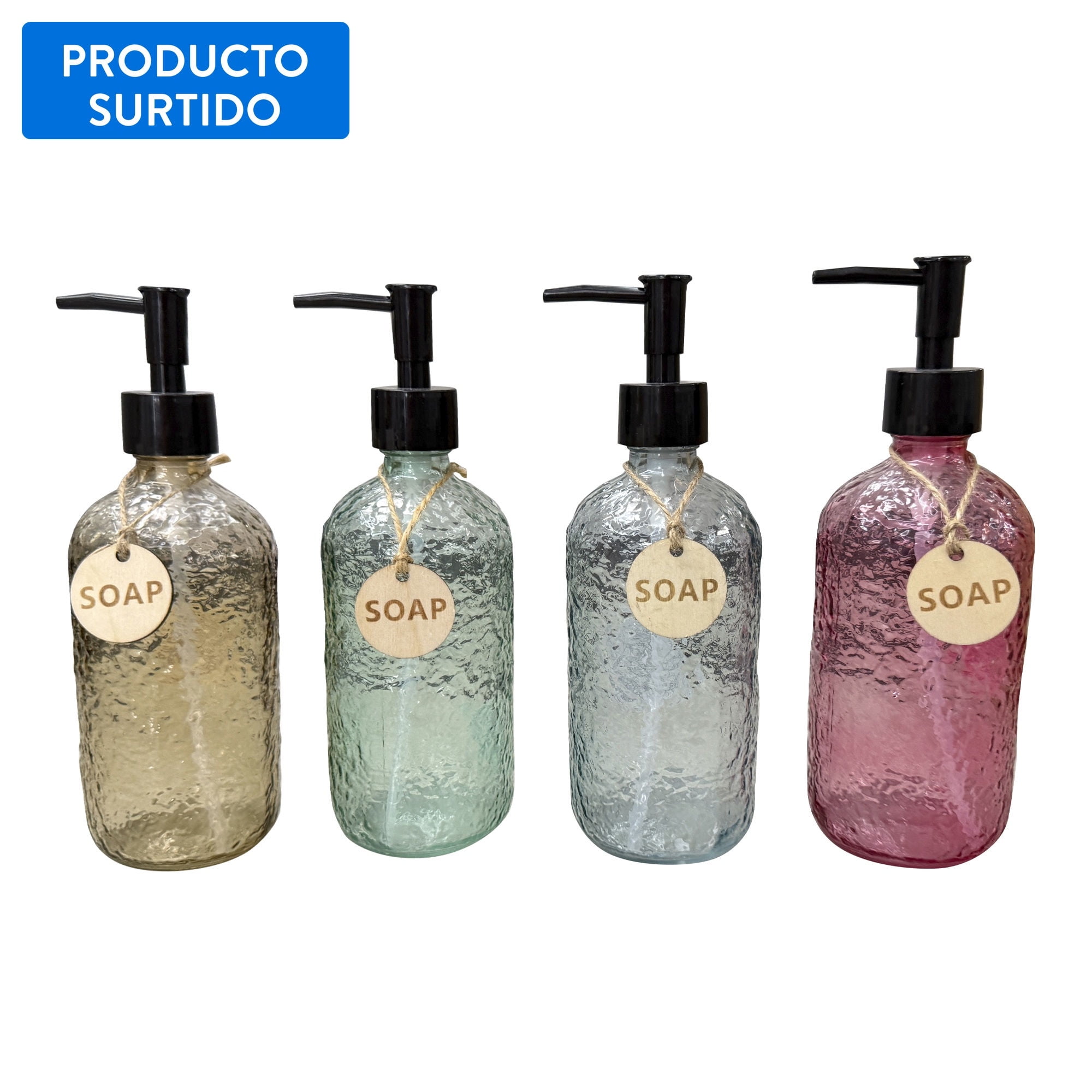 Dispensador Vidrio 500ml (surtido) Haus