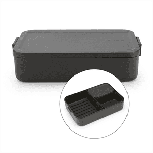 Brabantia - Contenedor Para Almuerzo Make & Take Bento Grande Dark Grey