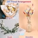 thumbnail image 4 of Uxcell 120pcs Colas de Conejo Naturales Flores Secas 17" Mini Hierba de Pampas Lagurus Ovatus Ramo para Decoración Floral de Boda, Rojo, 4 of 6