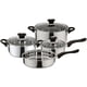 thumbnail image 1 of Batería de Cocina Corazza 7 Piezas Acero Inoxidable Plateado, 1 of 1