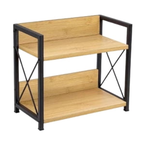 Bothyi - Organizador De Escritorio Para Hombres, Especiero, Soporte De Mesa, Estante De Exhibición, Escritorio, Estantería, Marrón Claro