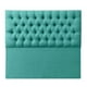 thumbnail image 1 of Respaldo Capitone Premium King Lino Turquesa, 1 of 3