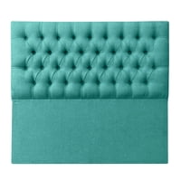 Espacio Hogar - Respaldo Capitone Premium King Lino Turquesa