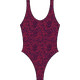 thumbnail image 1 of Traje de baño baywatch animal print brillante, 1 of 3