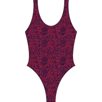 Samia - Traje De Baño Baywatch Animal Print Brillante