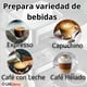 thumbnail image 3 of Maquina Café Espresso Capuccino Espumador de Leche Antigoteo 1.5 Litros, 3 of 11