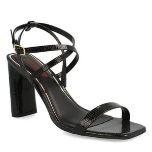 Sandalia Mujer Bata Lila Negro