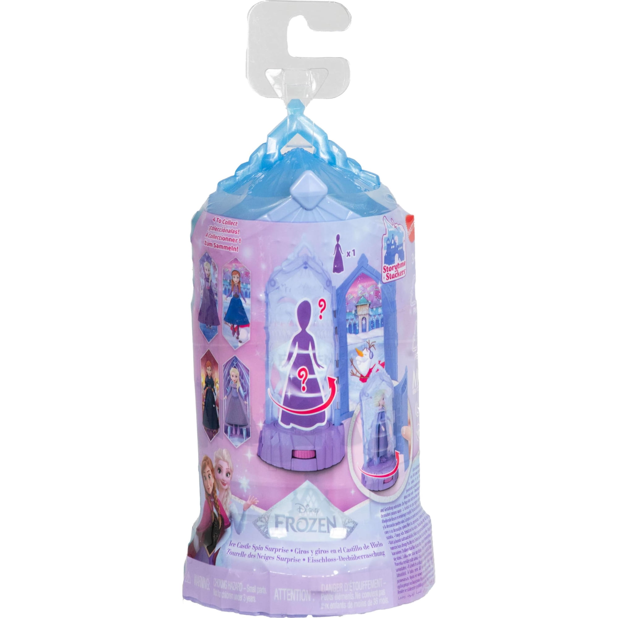 Set De Juego Muñeca Sorpresa Giratoria Castillo De Hielo Frozen De Mattel