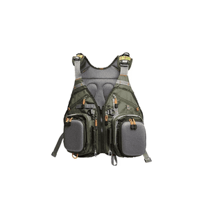 Genérico - Chaleco De Pesca Ajustable De Malla Con Mochila Talla Estándar, Verde