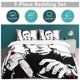 thumbnail image 5 of Michael Myers Halloween 3 Pcs Bed Sheets Set Breathable Duvet Cover with 2 Pillow Sham Soft All Seasons Bedding Set, 5 of 5