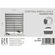 thumbnail image 1 of Cortina Enrrollable Duo Color Gris 120x200cm Iii Musas, 1 of 2