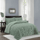 thumbnail image 1 of Cubrecama Doral 1.5 plaza sherpa hojas color verde, 1 of 3