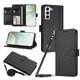 thumbnail image 1 of Funda Billetera de Cuero Sintético para Samsung Galaxy S21, Negro, 1 of 6