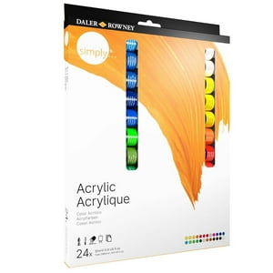 Pack 24 Colores Acrílico Daler Rowney Simply 12Ml