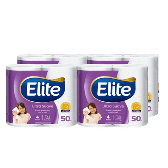 Pack x4 Confort Elite 50 Mts 16 rollos