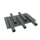 thumbnail image 1 of Set individuales pvc 30x45cm plateado, 1 of 2