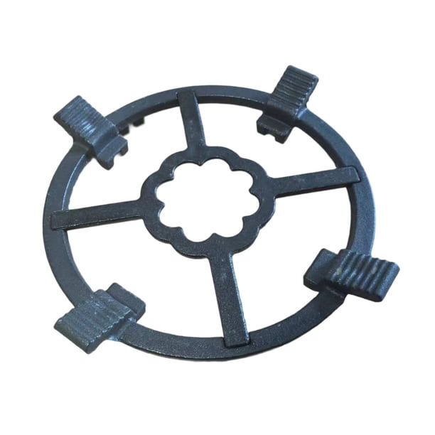 Anillo de soporte para wok de cocina a gas, base estable de hierro, fácil de instalar, anillo reductor de gas de bajo consumo, rejilla para ollas para
