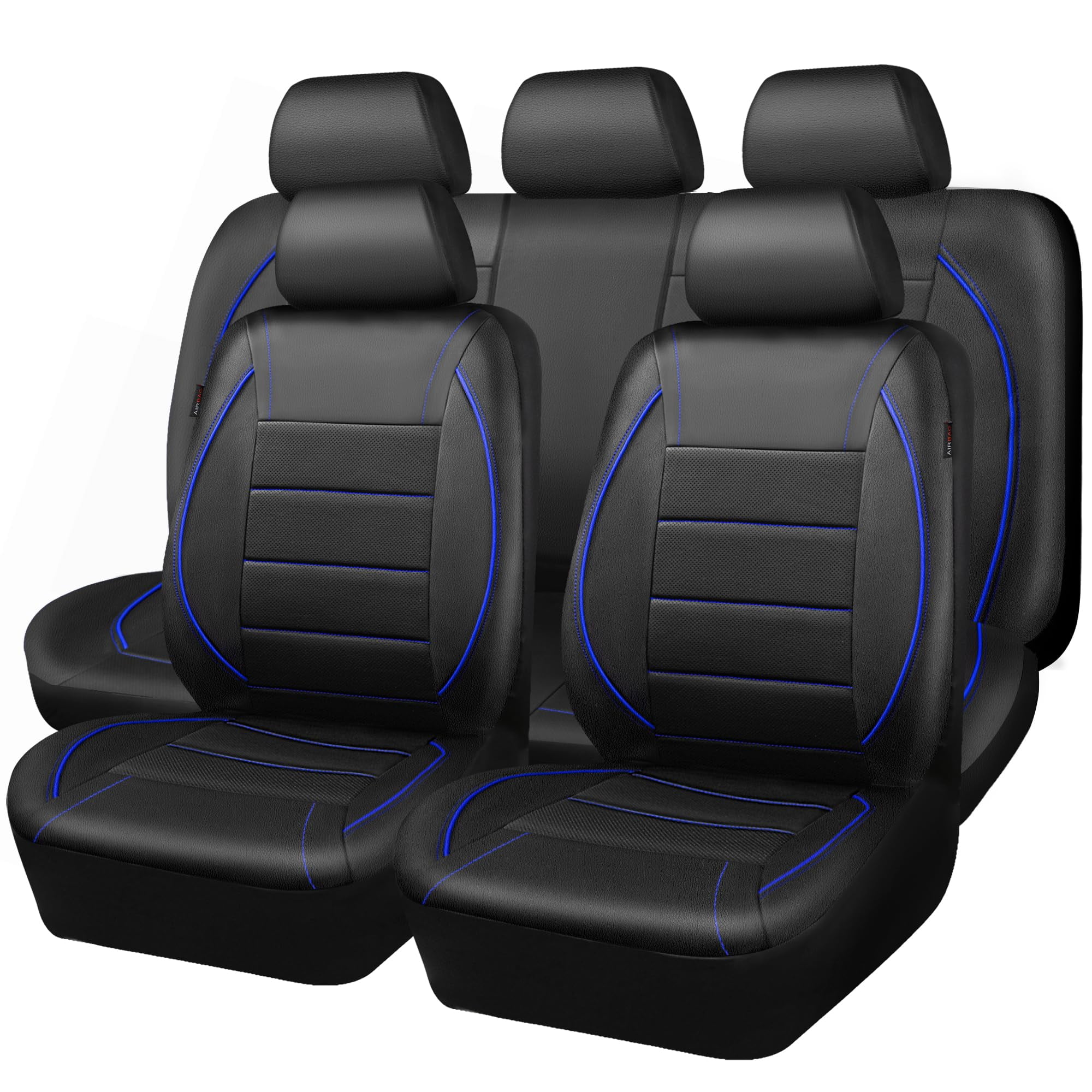 Funda Para Asiento De Auto Car Pass Universal De Cuero Pu Compatible Con Airbag