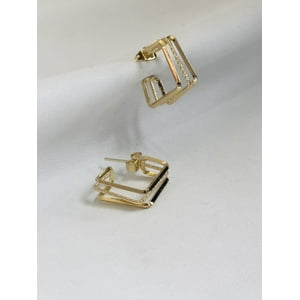 Collarbeauty - Aro Bañado En Oro 18K