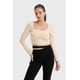 thumbnail image 1 of Polera Mujer Escote Cuadrado Beige, 1 of 4