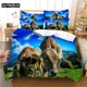 thumbnail image 1 of Blue Sky Cow Bedding Set Duvet Cover Set Bedding Digital Printing Bed Linen Size Bedding Set Fashion Design Bed Sheets, 1 of 5