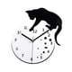 thumbnail image 4 of Reloj De Pared De Gato Que No Hace Tictac, Dormitorio, Comedor, Baño, Reloj Colgante Silencioso Sin Peces, 4 of 5