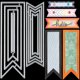 thumbnail image 1 of WILLBOND 2 Pcs Banner Metal Cutting Dies for Card Making, Classic Style, 1 of 3