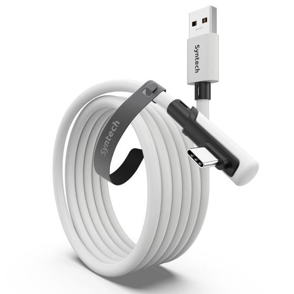 Cable USB Syntech 3 m USB 3.0 a USB‑C blanco