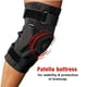 thumbnail image 4 of Rodillera ACE con bisagras que ayuda a sostener la rodilla débil y lesionada, color negro, 4 of 8