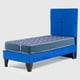 thumbnail image 2 of Cama 1 Plaza Europea Infantil América Foam Tapiz Azul Respaldo Zeus Azul 90x190x58 Cm, 2 of 4