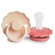 thumbnail image 1 of Chupete FRIGG Daisy de Silicona Pack 2 – Rosa Crema y Amapola, 1 of 8