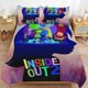 thumbnail image 1 of x166 Inside Out 2 Bed Duvet Cover Microfiber Bedding Sets 3D Printed Lightweight 3 Piece Comforter Sets, 1 Duvet Cover And 2 Pillow Shams for Kids Boys Girls 79"x90" jn166, 1 of 5