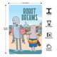 thumbnail image 3 of Cartel de Metal Decorativo Robot Dreams Desmarcar 30x20 cm, 3 of 6