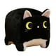 thumbnail image 2 of Cojín De Juguete De Peluche De Gato, Juguete De Gato De Peluche Lindo Para Niños Y Niñas, Regalo De Vacaciones Negro, 2 of 3