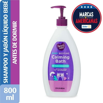 Jabón Y Shampoo Líquido De Bebe Para Antes De Dormir 800 Ml Parent'S Choice
