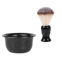 Magideal - Brocha De Afeitar Para Hombres Brocha De Afeitar Crema De Afeitar De Espuma Rica Y Rápida Brocha De Afeitar Para Bigote Para Hombres Cuenco De Afeitar