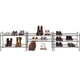 thumbnail image 4 of Zapatero Simple Houseware, 3 niveles, apilable, metal negro, 4 of 5