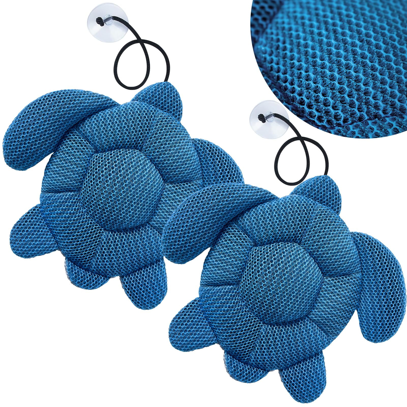Quttisay - Limpiador Para Jacuzzi Absorbente De Suciedad Tortuga Paquete De 2