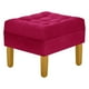 thumbnail image 4 of Sofa Retro 3c + 2 Pouf Felpa 01 Burdeo, 4 of 6
