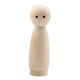 thumbnail image 5 of Figuras De Madera Superficie Lisa Mu?eco De Clavija De Madera En Blanco Para Decoración Escritorio Vacaciones 7cmx1.8cm Chica Redonda Labios Rojos, 5 of 5