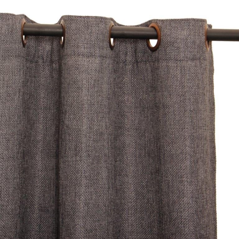 Masel - Cortina Argollas Kikar 1.40 X 2.25 Gris Oscuro